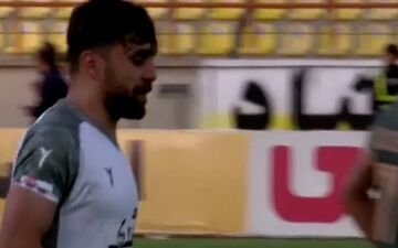 گل اول ذوب آهن به شمس آذر + ویدئو