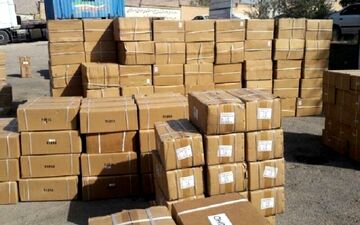 ۶ هزار عدد انواع کالای قاچاق در قزوین کشف شد