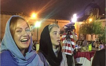 چهره خندان مهناز افشار به همراه پانته آ پناهی ها (عکس)