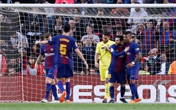  بارسلونا 5-1 ویارئال: آتش بازی بارسلونا برابر زیردریایی ها