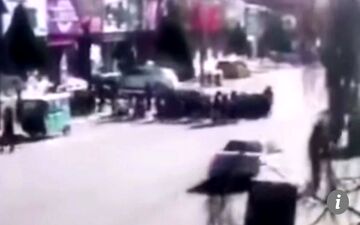 حادثه وحشتناکی که راننده در مقابل یک مدرسه رقم زد!+فیلم