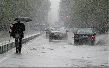  بارش باران در برخی شهرهای کشور
