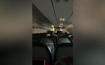 وجود یک خفاش در هواپیما، مسافران را وحشت‌زده کرد