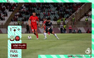 خلاصه بازی تراکتور 0 - ذوب آهن 1 + ویدئو