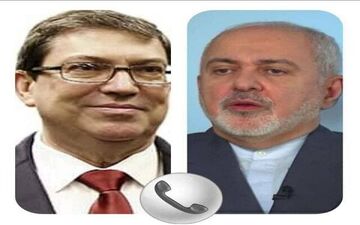 ظریف هرگونه دخالت خارجی در امور داخلی کوبا را مردود اعلام کرد
