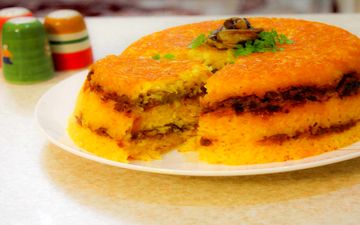 طرز تهیه ته چین خورش قیمه؛ خوشمزه و اصیل به روش سنتی