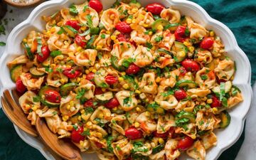 طرز تهیه پاستا با سبزیجات| خیلی عالیه!