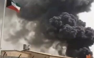 پایانه مرزی کویت توسط نیروهای مقاومت بمباران شد