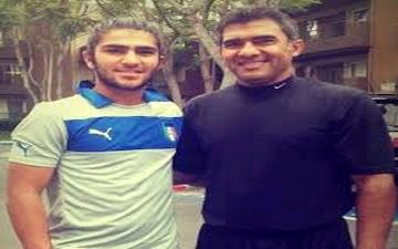 عکس خاطره انگیز احمدرضا عابدزاده از پسرش امیر