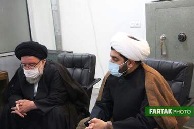 مراسم درگذشت والده مکرمه حجت‌الاسلام  رئیس سازمان گسترش اقتصاد مقاومتی 