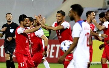  آمار بازی پرسپولیس و الشارجه امارات