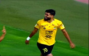 دبل مغانلو گل چهارم سپاهان به پیکان + ویدئو