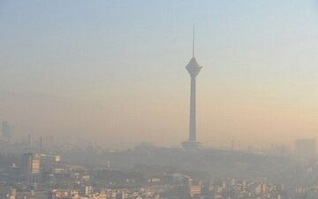 هوای پایتخت برای گروه‌های حساس ناسالم است