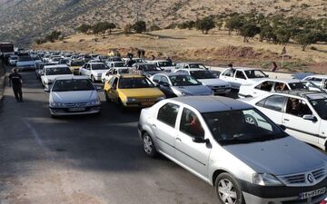  ترافیک در محورهای مازندران نیمه سنگین است