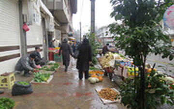 خیابان سام رشت؛ لطفا کرونا را جدی بگیرید