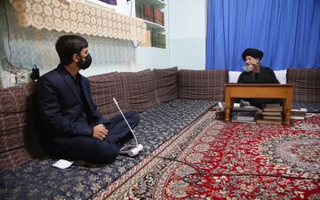 دیدار فعال فرهنگی با آیت الله علوی گرگانی