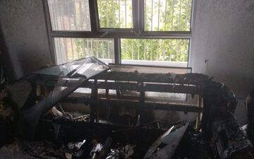  آتش‌سوزی یک آپارتمان در همدان/ حضور به موقع ماموران آتش نشانی مانع از فاجعه شد