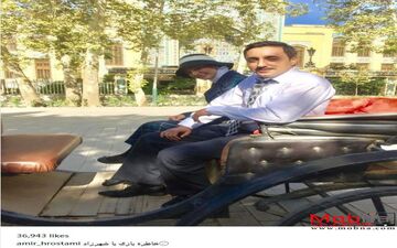 امیرحسین رستمی تصویری از پشت صحنه شهرزاد منتشر کرد (عکس)