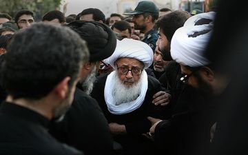 دسته عزای شهادت امیرالمومنین(ع) در قم برپا شد