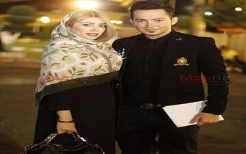 تصاویری از شهنام شهابی به همراه همسرش در یک مراسم (عکس)