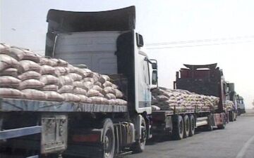 سیمان بیشترین کالای جابجا شده توسط ناوگان‌ باری استان کرمانشاه 