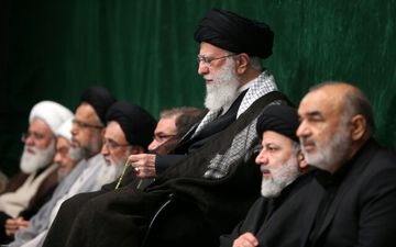 آخرین شب عزاداری سید الشهدا (ع)درحسینیه امام خمینی(ره)