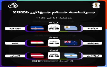  نبرد آلبی‌سلسته با اتریشِ سخت‌کوش و دوئل فراعنه با گربه سیاه ایران؛ برنامه بازی‌های دوشنبه ۱ تیر