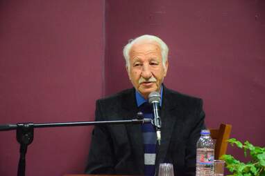 آیین بزرگداشت جلال میرزاپور پیشکسوت تئاتر همدان به روایت تصویر