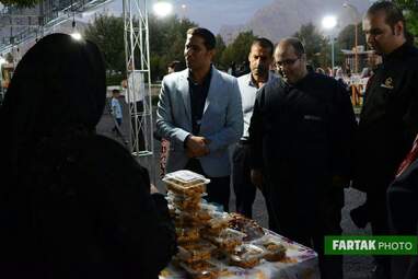 جشنواره گردشگری خوراک کرمانشاهی در شهر بازی 