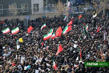 راهپیمایی وداع با سردار سلیمانی
