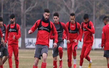 تمرین سبک تیم امید در آکادمی فوتبال