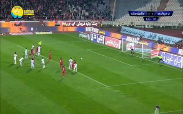 پنالتی از دست رفته پرسپولیس برابر ماشین سازی + فیلم