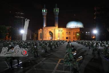  مراسم شب بیست و سوم ماه مبارک رمضان در دانشگاه افسری امام علی 