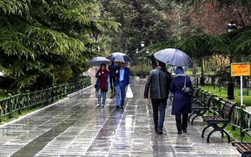 بارش پراکنده باران در 8 استان