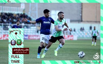 خلاصه بازی خیبر خرم آباد 1 - ملوان 3 + ویدئو