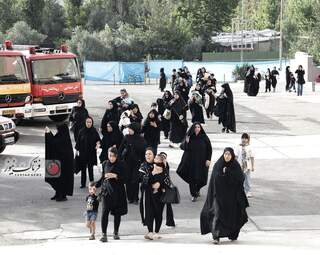  مراسم شیر خوارگان حسینی در مصلی تهران 