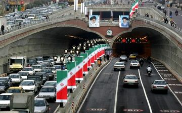انسداد شبانه هر دو باند تونل توحید به‌مدت ۵ ساعت