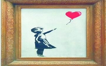 لحظه رشته رشته شدن و نابودی یکی از گرانترین نقاشی های جهان+فیلم