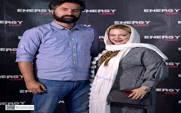 بهاره رهنما و همسرش در باشگاه بدنسازی+عکس