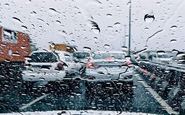 بارش باران و رگبارهای بهاری در اردبیل 