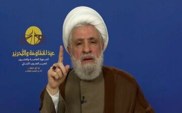 شیخ نعیم قاسم: ایران پیروز جنگ ۱۲ روزه بود