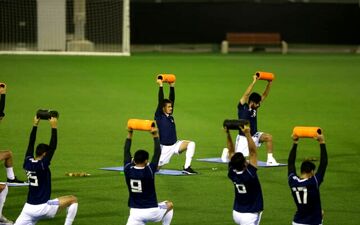 تمرین سبک ملی‌پوشان در حضور جهانبخش و قلی‌زاده
