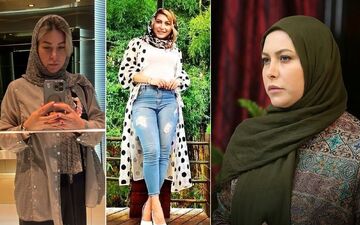 عرض اندام خجالت آور فریبا نادری در اتاق خواب! / پوشش شرم آور فریبا نادری