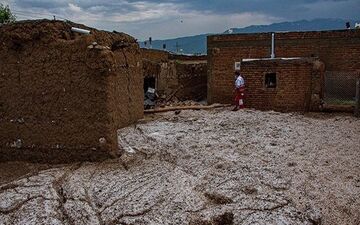 سیل در اسکو یک قربانی گرفت 