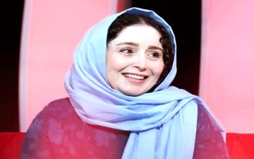 تصویری از تولد ژاله صامتی در کنار دامادش با دو کیک تولد