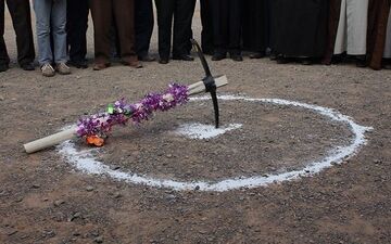 هنرستان فنی امین در رفسنجان کلنگ زنی شد