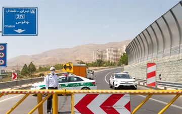 جاده چالوس و آزادراه تهران–شمال از ساعت ۱۴ امروز یکطرفه شد