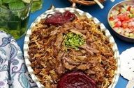 این پلو خیلی خوشمزه س|  چرتمه پلو سمنانی