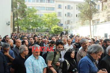 گزارش تصویری از تشیع پیکر سید ضیاءالدین دری