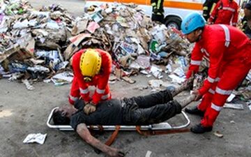فوت 4 نفر در حادثه کارخانه بازیافت کاغذ - مشهد